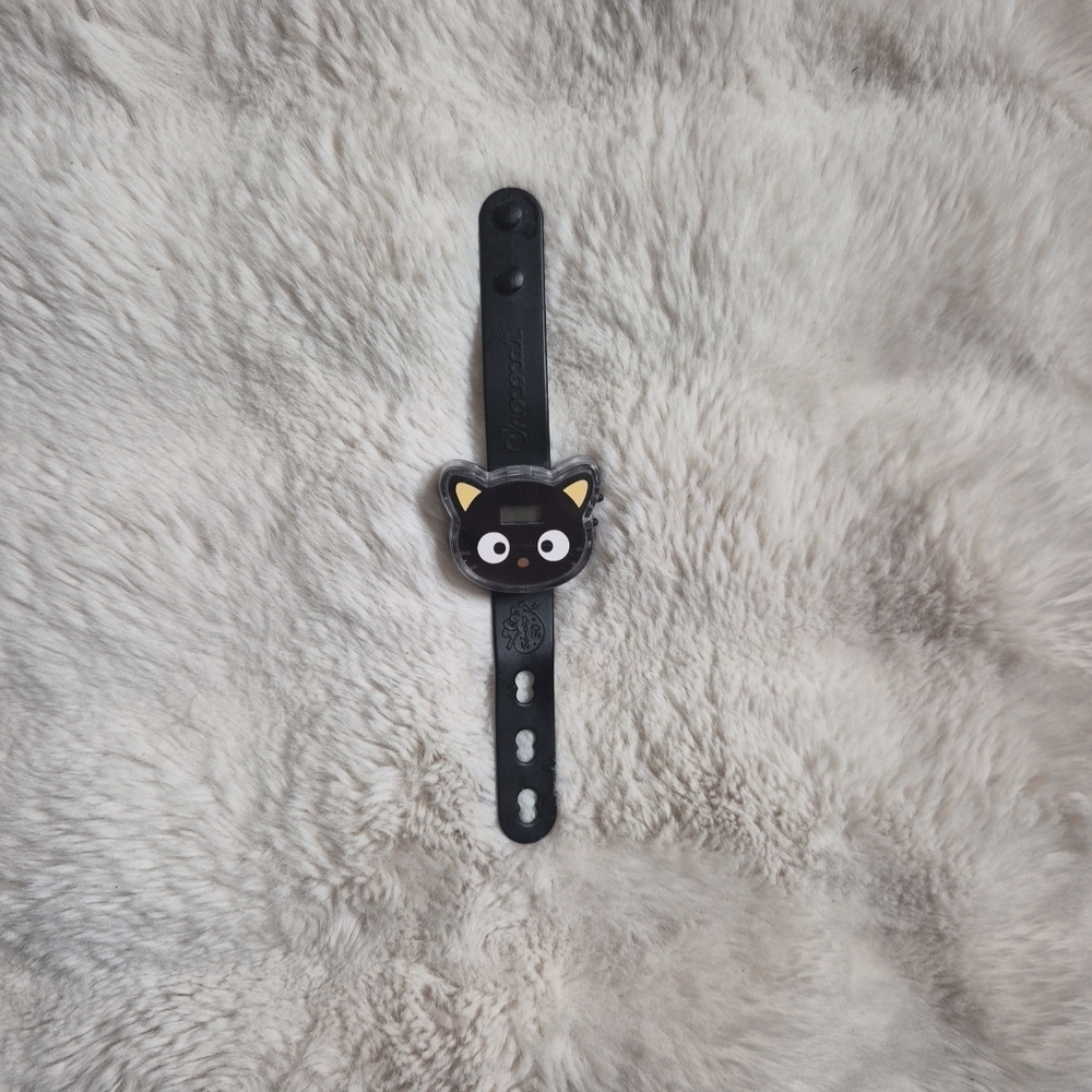 2010 Sanrio McDonalds Chococat Watch Toy Black Cat Kids Sanrio 50th Anniversary